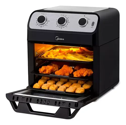 (Cc Santander) Fritadeira Sem leo Ovenfryer 12l Midea Ffa20p2 220v Preto